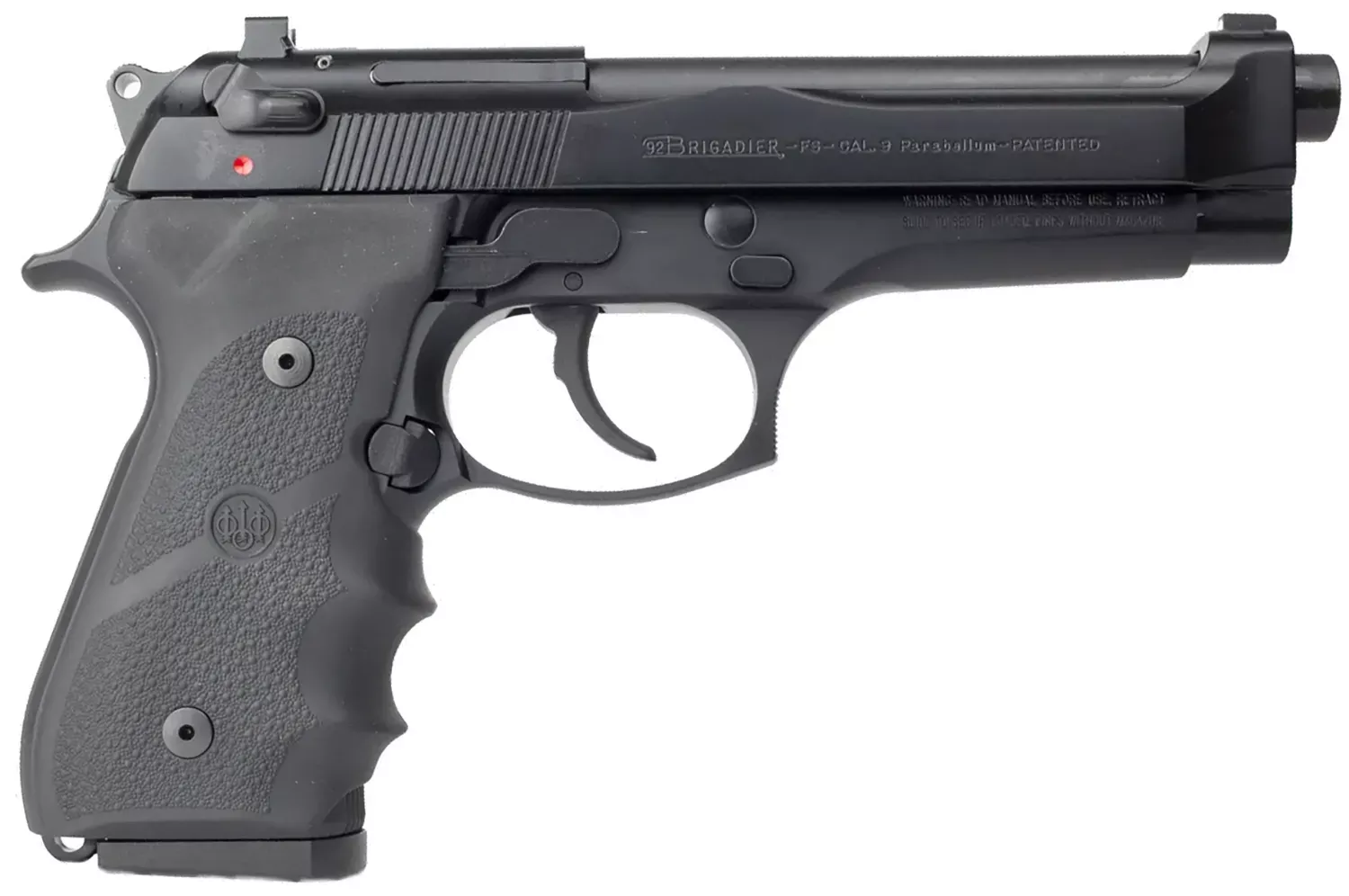 Beretta USA 92FS Brigadier 9mm Luger Pistol 4.70″ Black J92F700M