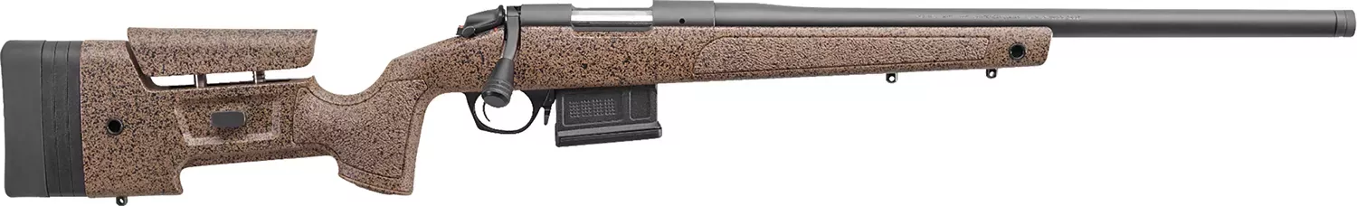 Bergara B-14 HMR 7mm PRC Rifle 24″ Black/Brown Speckled B14LM3713