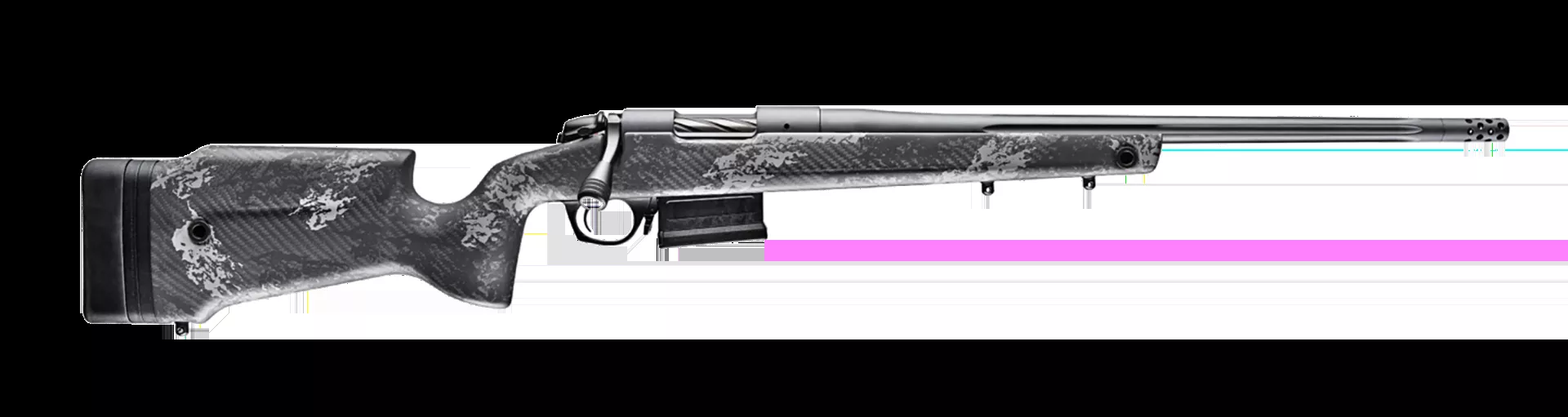 Bergara Crest Bolt Action Rifle, 22-250 Rem, 20" Flutted B14S754
