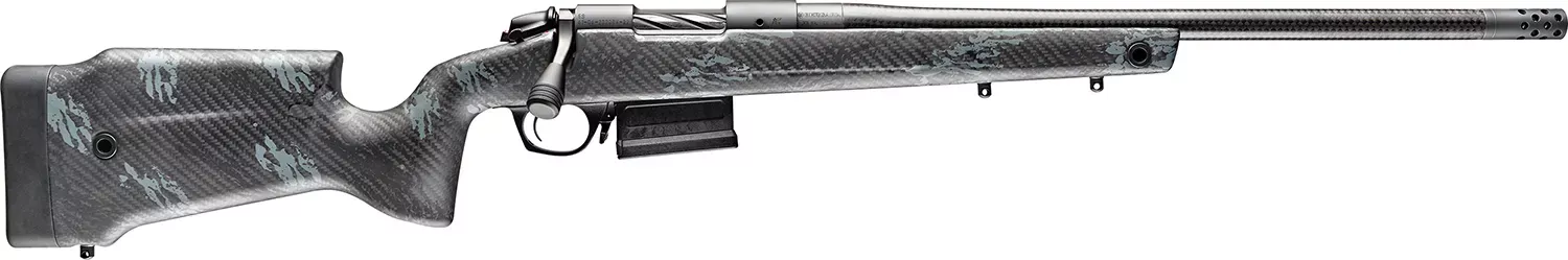 Bergara Rifles B-14 Crest 308 Win 5+1 20″ Sniper Gray Cerakote #5 Contour Threaded Barrel, Sniper Gray Cerakote Steel Receiver B14S751CF