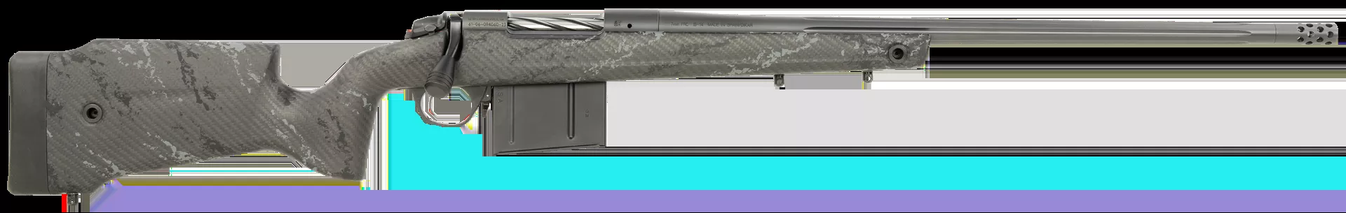 Bergara Rifles B-14 Crest 7mm PRC 3+1 22″ Fluted Sniper Gray Cerakote Barrel Rifle B14LM7513