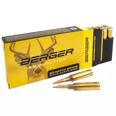 Berger Bullets 31070 Target Rifle 6.5Creedmoor 156gr Hybrid 20 Per Box/10 Case