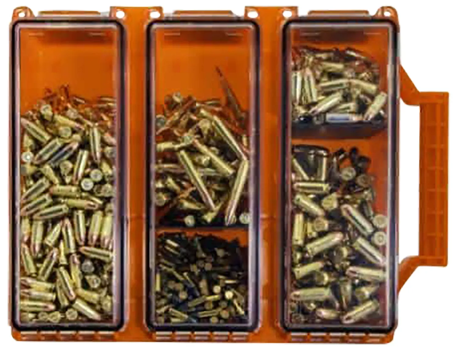 Berry's Tri-Can Ammo Utility Box Orange Plastic 88664