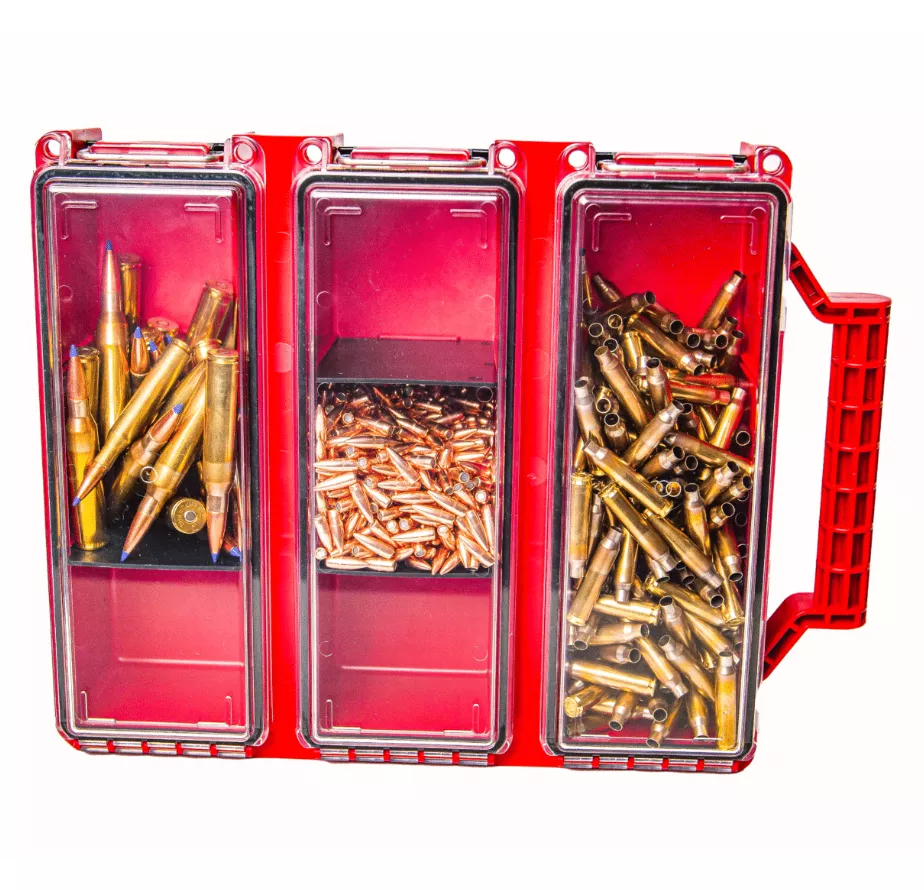 Berry's Tri-Can Ammo Utility Box Red Plastic 49667