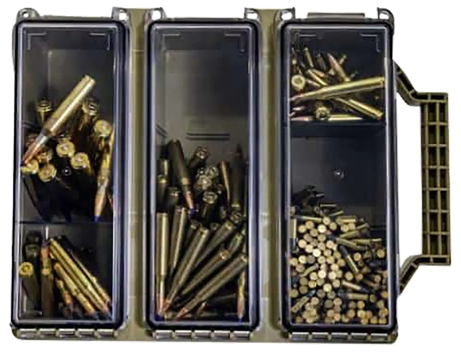 Berry's Tri-Can Ammo Utility Box Tan Plastic 33805