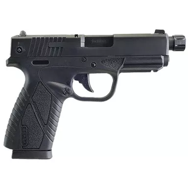 Bersa BP9MCCX BPCC Sub-Compact Frame 9mm Luger 8+1, 3.30" Black Steel Threaded Barrel, Matte Black Serrated Steel Slide & Polymer Frame w/Picatinny Rail