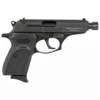 Bersa T380M8X Thunder Micro-Compact Frame 380 ACP 8+1 3.50" Black Steel Threaded Barrel, Matte Black Steel Serrated Slide, Matte Black Aluminum Frame, Black Rubber Grip, Right Hand