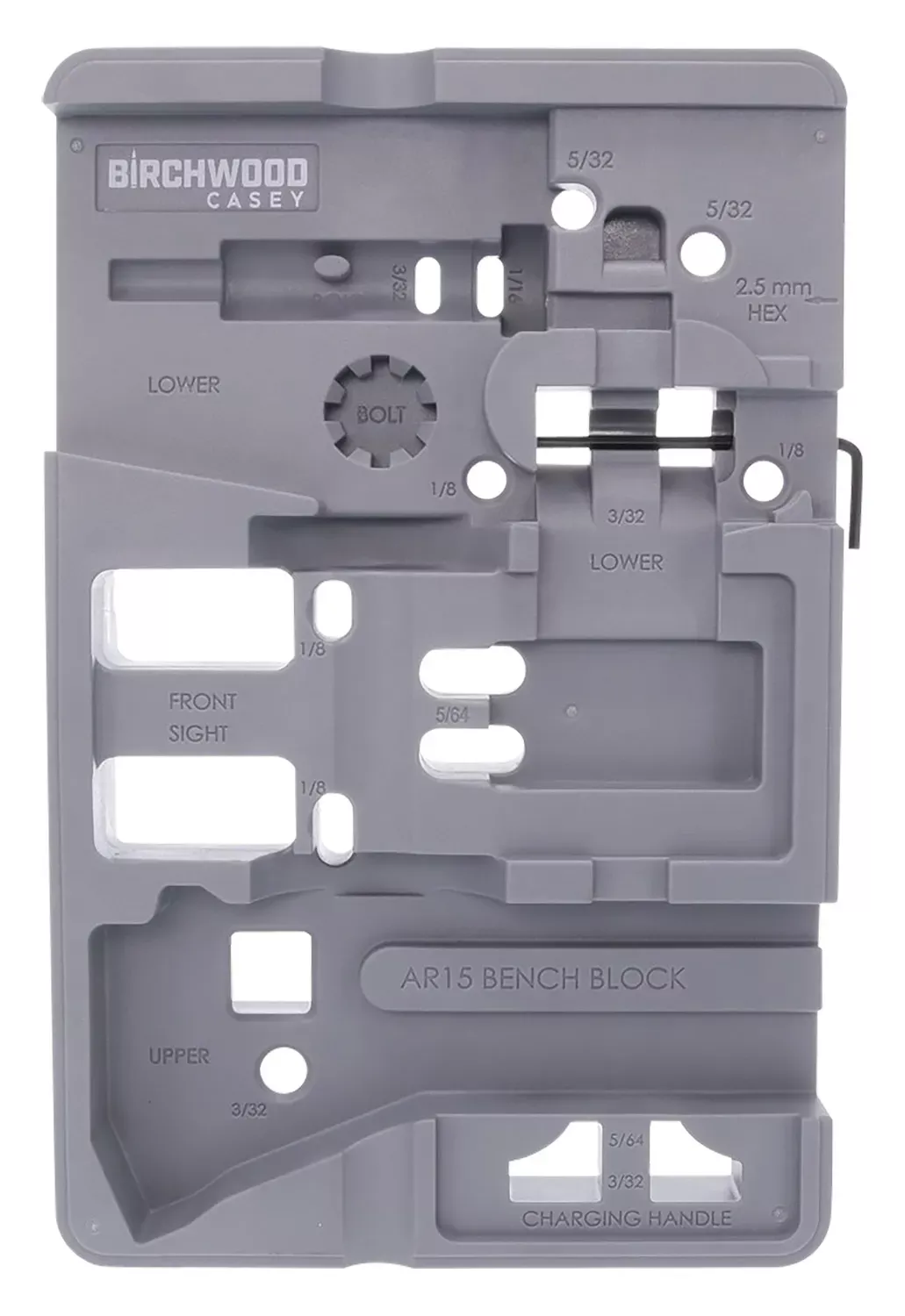 Birchwood Casey Bench Block Gray AR-15