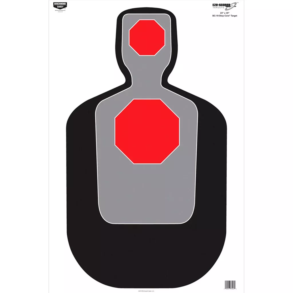 Birchwood Casey Eze-scorer Bc-19 Stop Core Target 23 X 35 In. 100 Pack