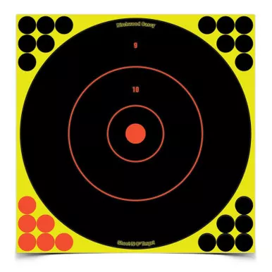 BIRCHWOOD CASEY Shoot-N-C 12in 12-Pack Bull's-Eye Target (34022)