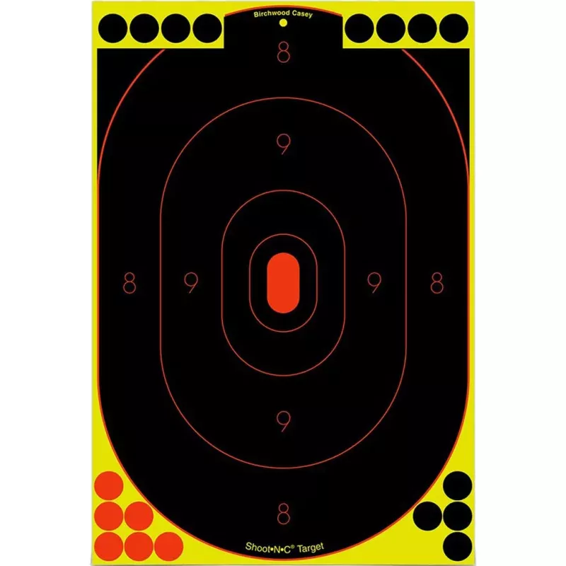 Birchwood Casey Shoot-N-C Target Oval Silhouette 12×18 in. 5 pk.