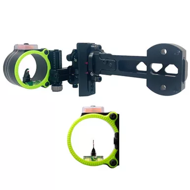 Black Gold Dual Trac w/ 4" Bridge-Lock Dovetail Double-Pin bow Sight (.019)