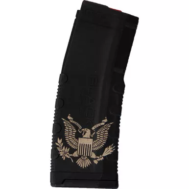 Black Rain Ordnance BRO-MAG30-EAGLE Lasered AR15 Magazine, Eagle, Black, 30 Round