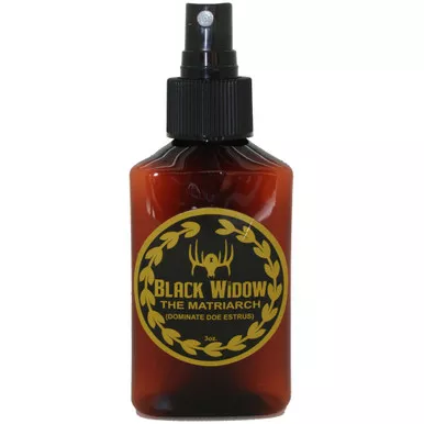 Black Widow G0380 The Matriarch Premium Estrus Deer Scent, 3 Ounce, Brown, 1 Pack