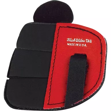 Black Widow Super Leather Shooting Tab 3 Fingers Under, Black