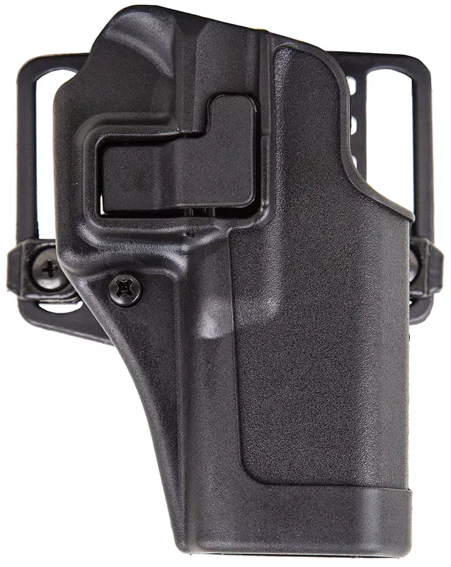 BlackhawK Serpa CQC OWB Size 04 Matte Black Polymer Belt Loop/Paddle Compatible With Beretta 92, 96, M9 LH