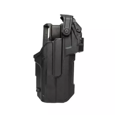 Blackhawk T-Series Level 3 Light-Bearing Red Dot Sight Duty Holster with AODC for Staccato C2 w/ SureFire X300, Black