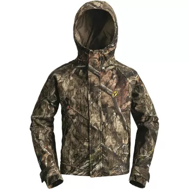 Blocker Outdoors Youth Drencher Jacket with Hood, Mossy Oak DNA Camo