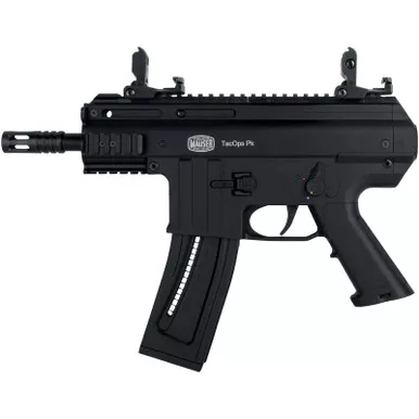 Blue Line Solutions 4150043 TacOps Pk 22 LR 22+1 5" Black Anodized Steel Barrel, Picatinny Rail Receiver, Black Aluminum Frame w/Picatinny Rail