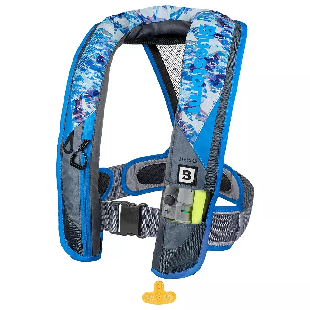 Bluestorm Atmos 40 Auto Type II Inflatable PFD – Coastal Blue