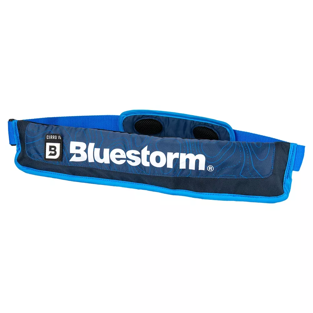 Bluestorm Cirro 16 Manual Inflatable Belt Pack – Deep Blue