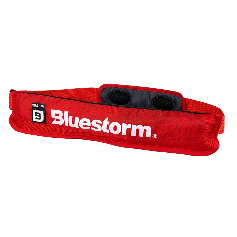 Bluestorm Cirro 16 Manual Inflatable Belt Pack – Nitro Red