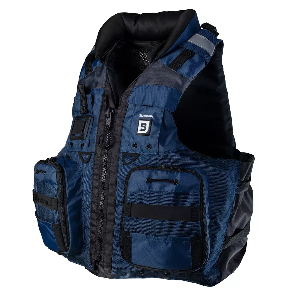 Bluestorm Classic Adult Fishing Life Jacket – Deep Blue – S/M