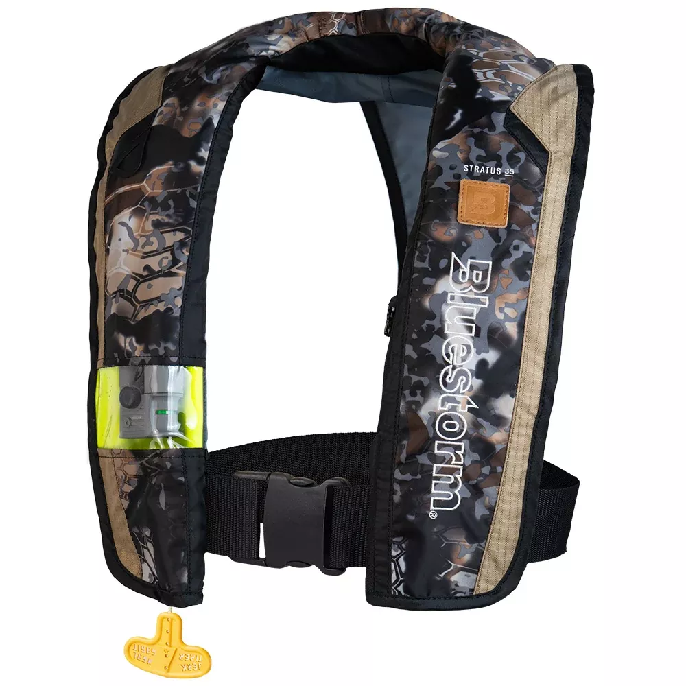 Bluestorm Kryptek Stratus 35 Auto Type II Inflatable PFD – Obscura Skyfall