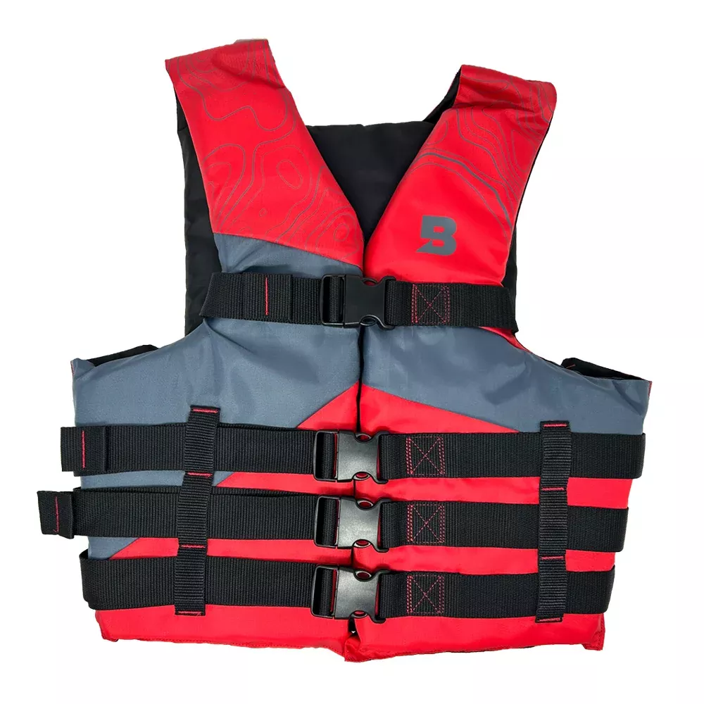 Bluestorm Type III Adult Universal Foam Life Jacket – Red