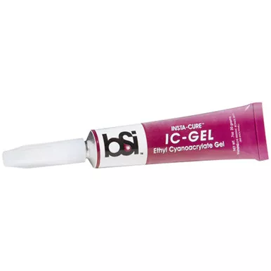 Bob Smith Industries BSI 116 IC-GEL Cyanoacrylate Paste Glue, 20 Gram, Pink