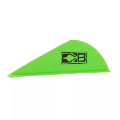 Bohning 10832KW2 Blazer Vanes, 2 Inches, 6 Grain, Kiwi, 100 Pack