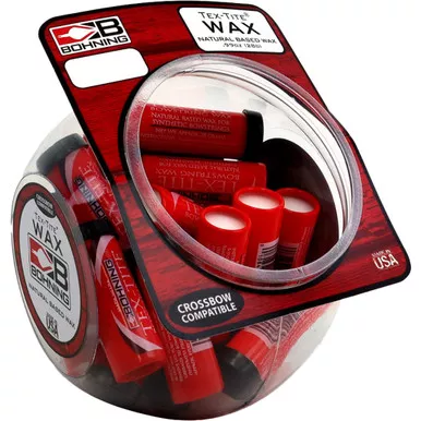 Bohning 1630BOWL Tex-Tite Wax Fish Bowl, Red, 24 Tubes