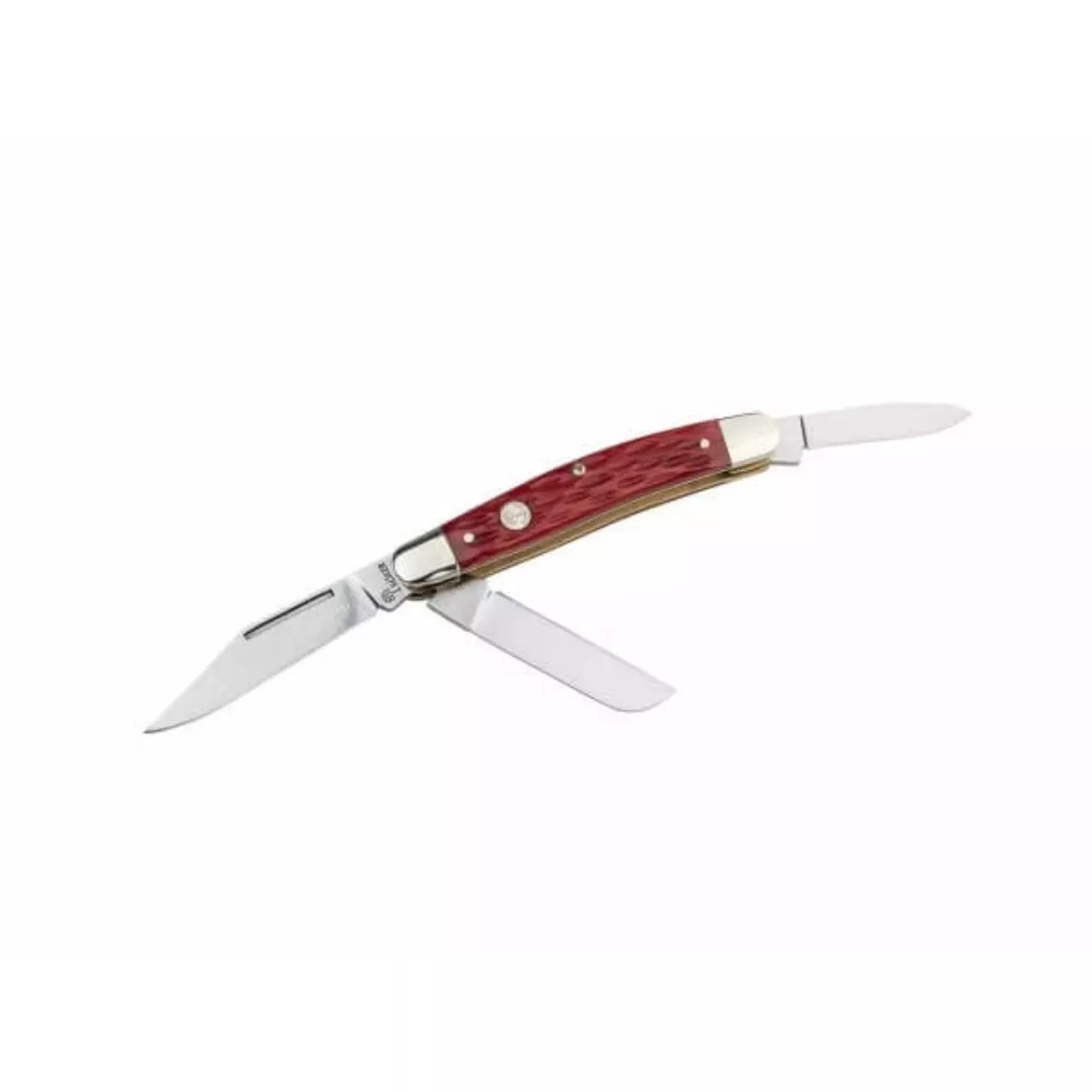 Boker Traditional Series 2.0 Medium Stockman Jigged Pocket Knife-Red Bone