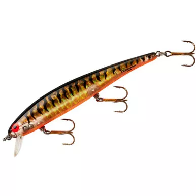 Bomber B15 Long A 4 1/2 inch Suspending Jerkbait Gold Prism Black Orange