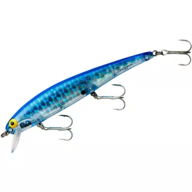 Bomber B15 Long A 4 1/2 inch Suspending Jerkbait Silver Prism Blue Back