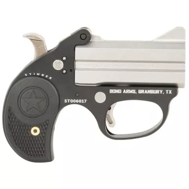 Bond Arms BAST Stinger 22 LR 2rd, 3" Double Matte Stainless Steel Barrel, Anodized Aluminum Frame, Black Nylon Grip, Rebounding Hammer, Crossbolt Safety