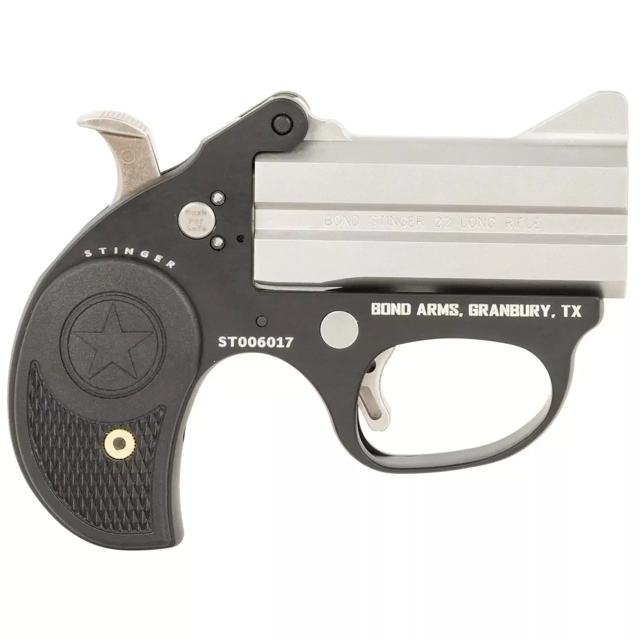 Bond Arms Stinger 22 LR Derringer 3" SS/Black BAST