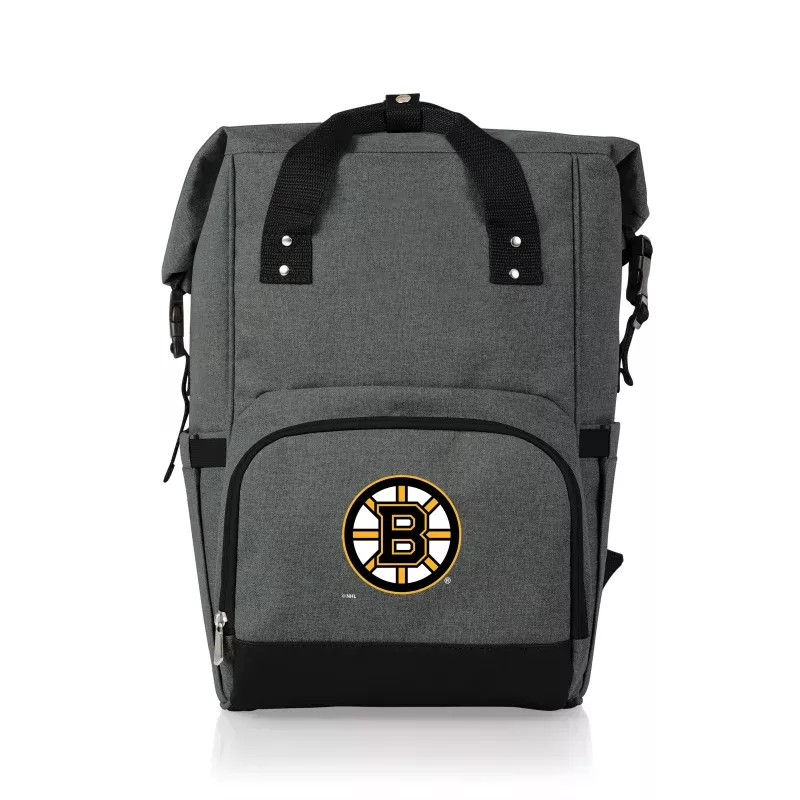 Boston Bruins – On The Go Roll-Top Backpack Cooler