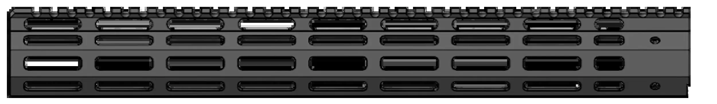 Bowden Tactical Air-rail Mlok 15" Comp, Bowden J13761-15c Air-rail Mlok 15" Comp