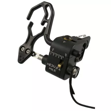 Bowfinger 4161 Medusa Max Drop Away Arrow Rest, Black, Left Hand