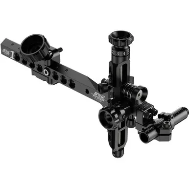 Bowfinger 6002RBLACK 1 V2 Target Sight, Black, Right Hand