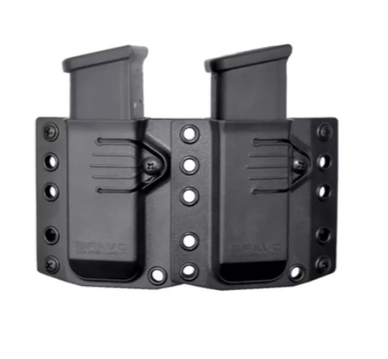 Bravo Concealment Double Mag Pouch Glock 43x/Sig P365 XL Ambidextrous Black BC602002