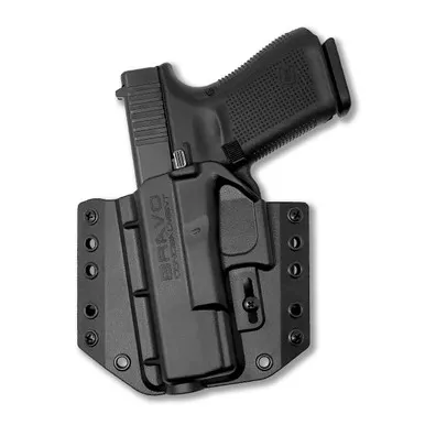 BRAVO CONCEALMENT OWB BCA 3.0 Black Holster for Glock 19, 23, 32 (BC10)