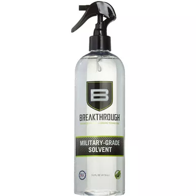 Breakthrough BTS-16OZ Military-Grade Solvent, Trigger Spray Bottle, 16 Ounce, Clear