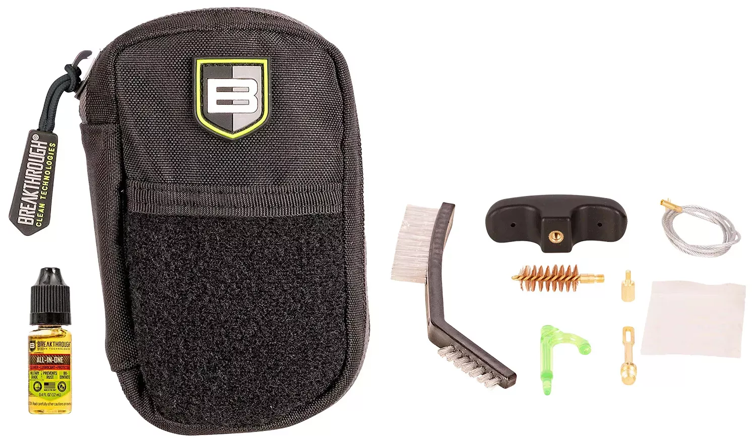 Breakthrough Clean Badge Pull Thru Kit 12 Gauge BT-COP-12