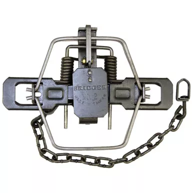 Bridger BR 2 Reg Coil Spring Trap No. 2, Silver