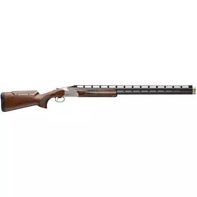 Browning 0183254003 Citori 825 Trap 12 Gauge Break Open 2.75" 2rd 30" Polished Blued Over/Under Vent Rib Barrel, Silver Nitride Stainless Steel Receiver, Adjustable Comb Walnut Stock