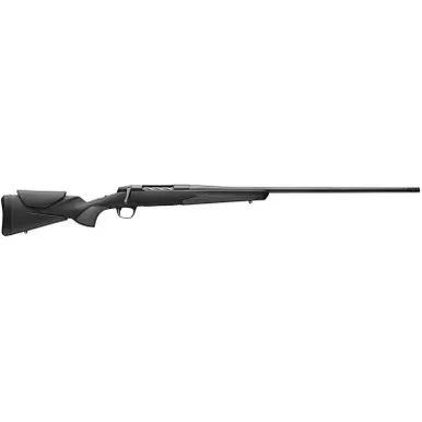 Browning 036003294 X-Bolt 2 Hunter Full Size 6.5 PRC 3+1 24" Matte Black Threaded Sporter Barrel, Matte Black Drilled & Tapped Steel Receiver, Black Adjustable Vari-Tech w/Grip Module Synthetic Stock