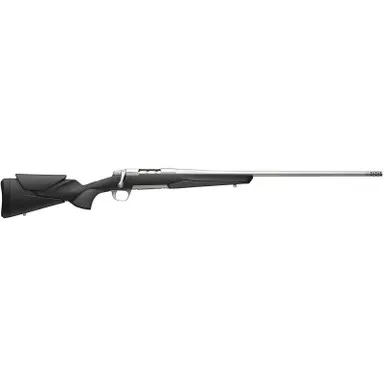 Browning 036008294 X-Bolt 2 Hunter Full Size 6.5 PRC 3+1 24" Stainless Steel Threaded Barrel, Drilled & Tapped Stainless Steel Receiver, Adj Vari-Tech Black Composite Stock w/Adjustable Comb & LOP