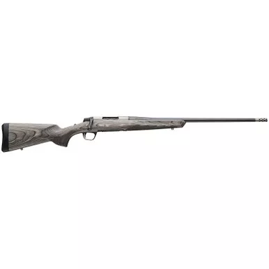 Browning 036092218 X-Bolt 2 Hunter Full Size 308 Win 4+1 22" Matte Blued Threaded Sporter Barrel, Drilled & Tapped Stainless Steel Receiver, Fixed Gray Laminate Stock, Radial Muzzle Brake